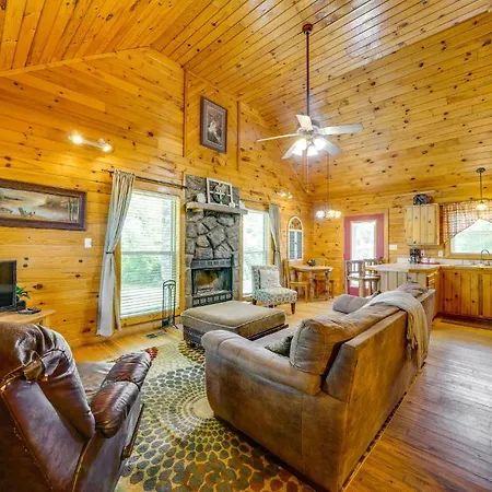 Picturesque Oklahoma Cabin On 80 Acres With Views!